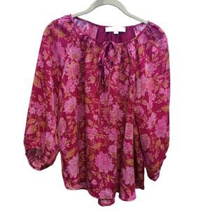 LOFT 3/4 sleeve blouse